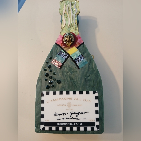 SOLD DO NOT BUY EXTREMELY RARE Kurt Geiger Collectable Champage Bag With Box - Picture 10 of 16